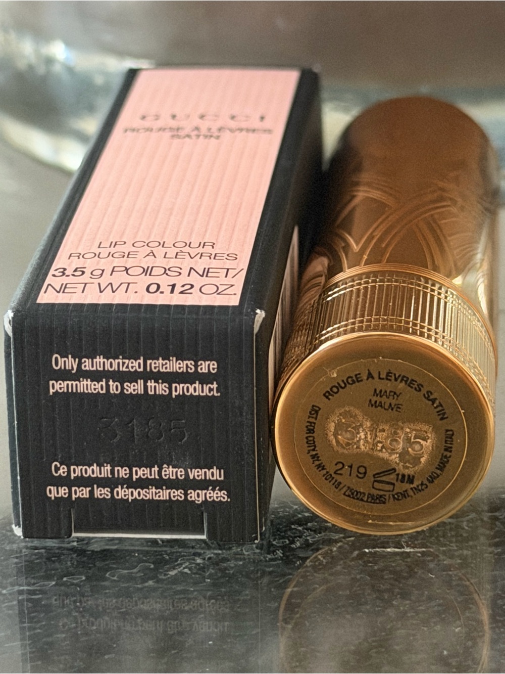Gucci Rouge à Lèvres Satin Lipstick — Mary Mauve 219 - Picture 4 of 4